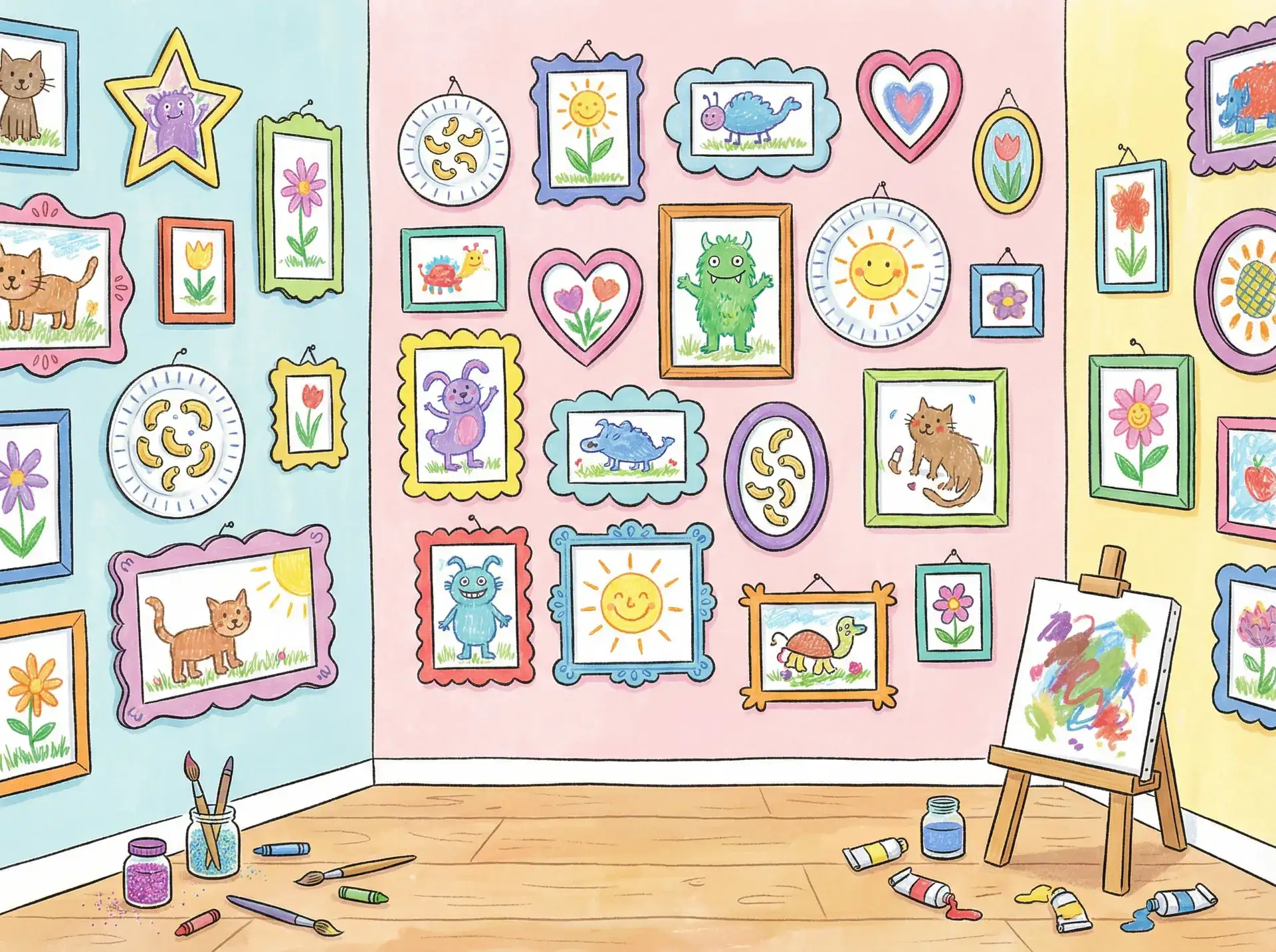 小朋友的彩色画作 - 色情动漫 创意展示